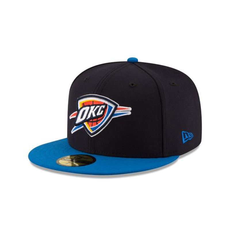 NBA Oklahoma City Thunder 2tone 59Fifty Fitted (OIG8721) - Blue New Era Caps